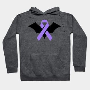 Bat and Awareness Ribbon Hoodie